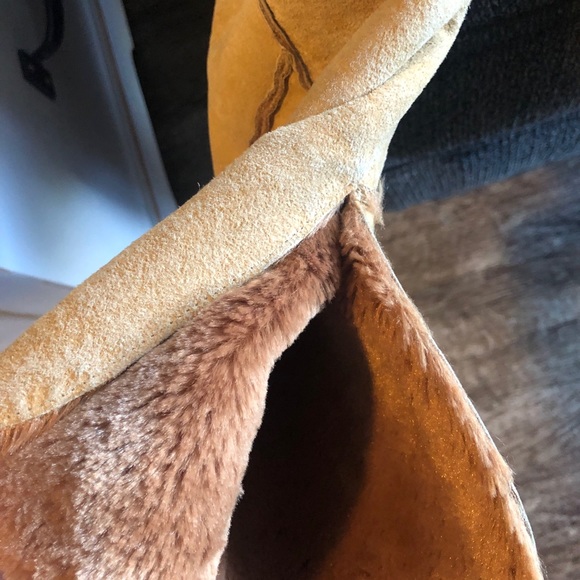 Guess Brown/Tan Leather Jacket Size Small - Picture 5 of 9